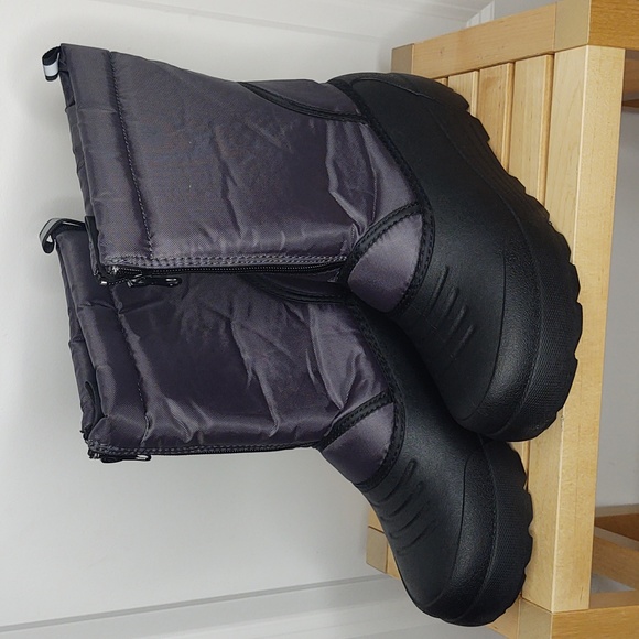 Northside Icicle snow boot, gray/black, size 6, 🆕 - Picture 2 of 16